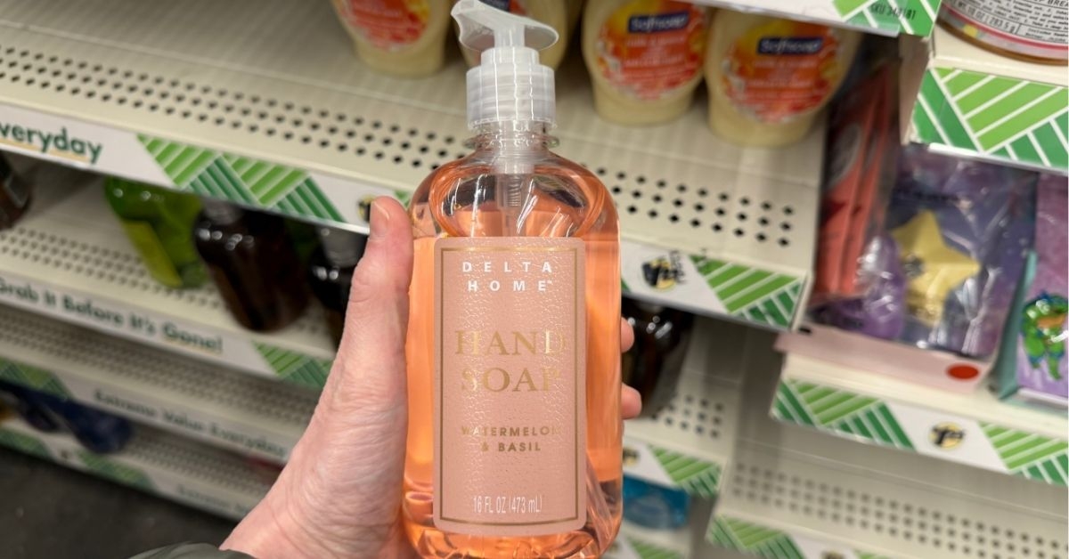 watermelon basil hand soap