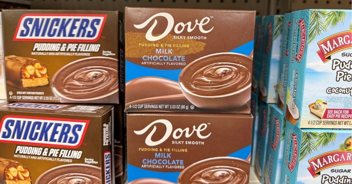 dove milk chocolate pudding and pie mix