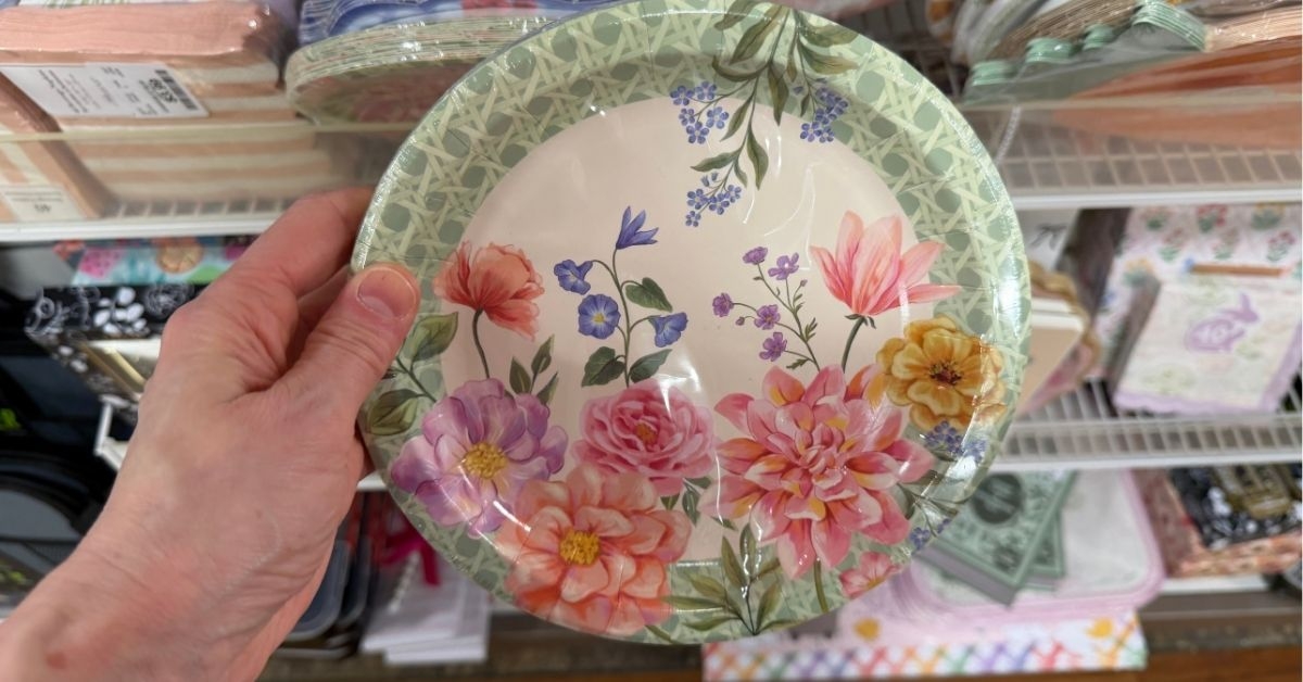 clementine paper inc spring dessert plates