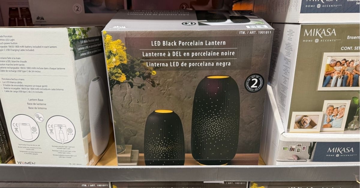 led porcelain lanterns