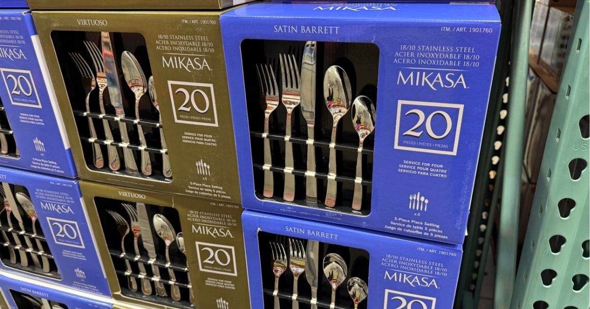 mikasa flatware set