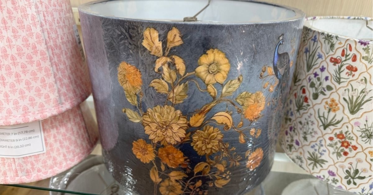 floral lampshade