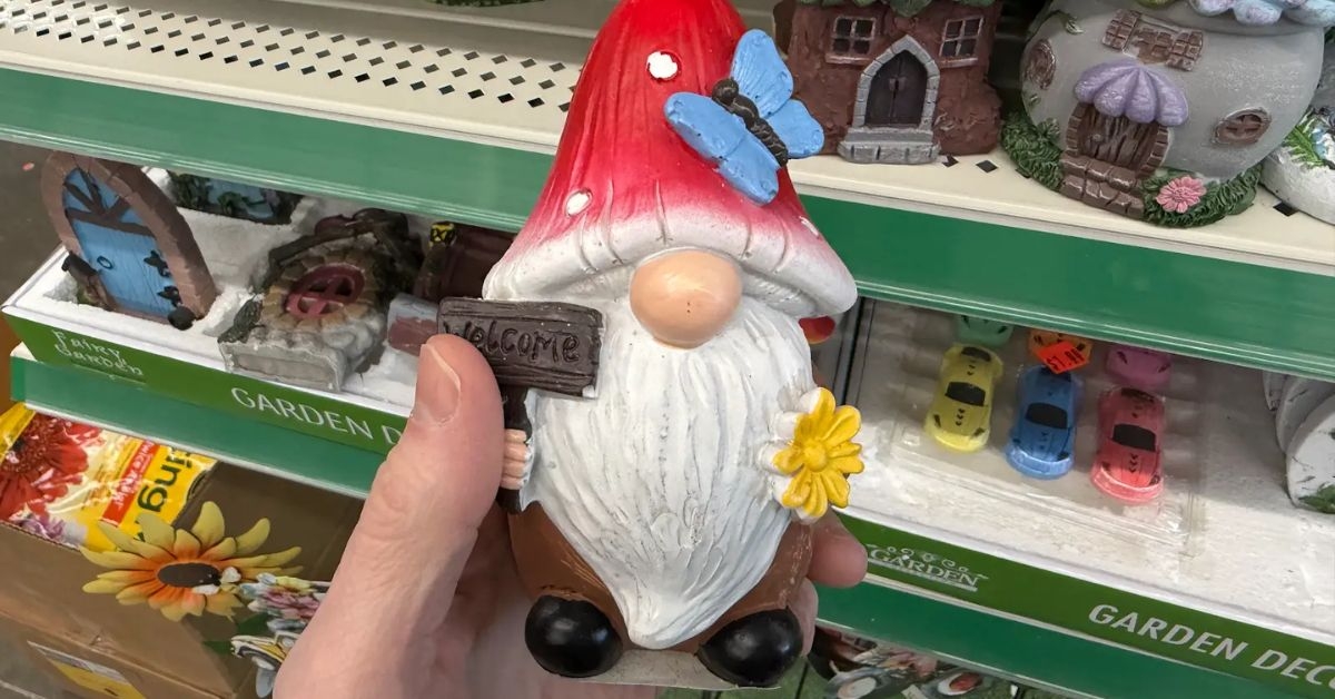 dollar tree garden gnome
