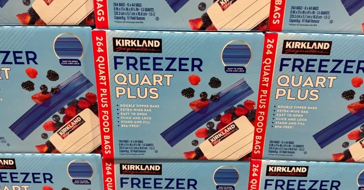quart plus freezer bags