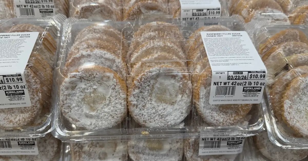 raspberry filled sugar cookies