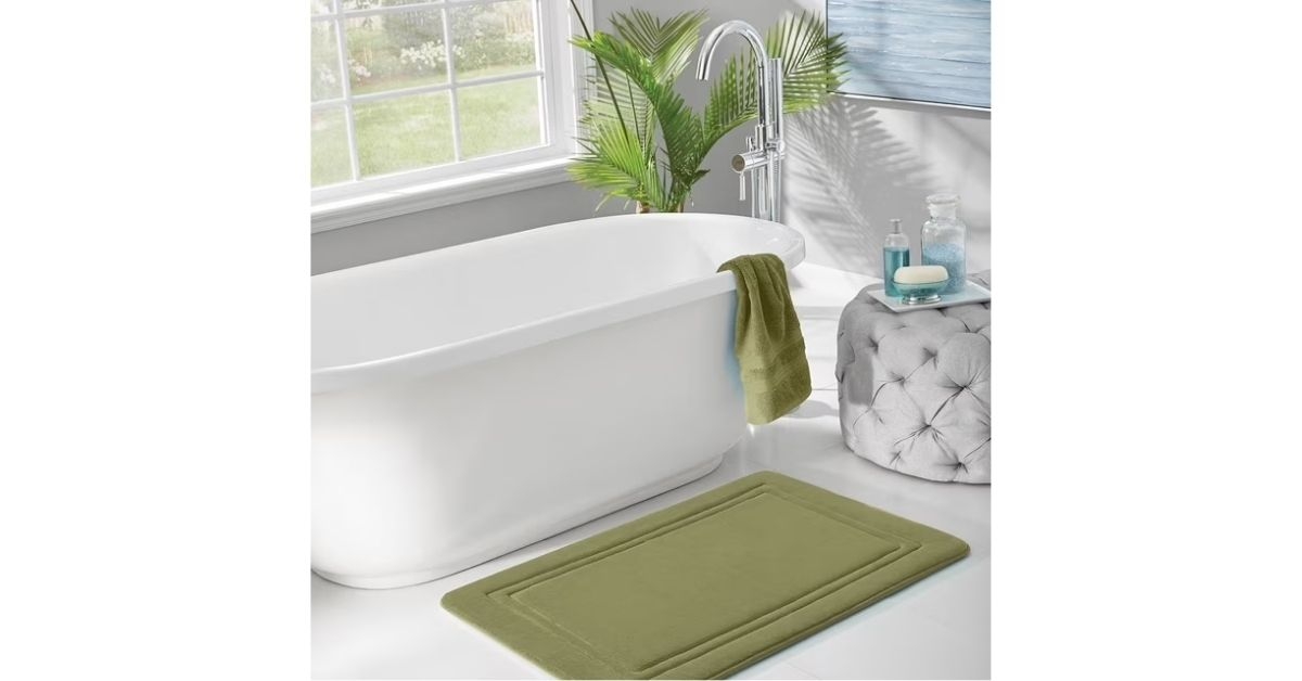 4 layer memory foam bath mat