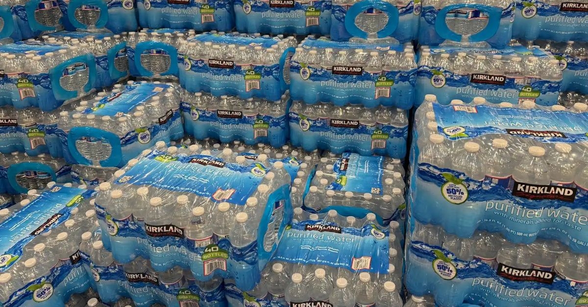 purified drinking water