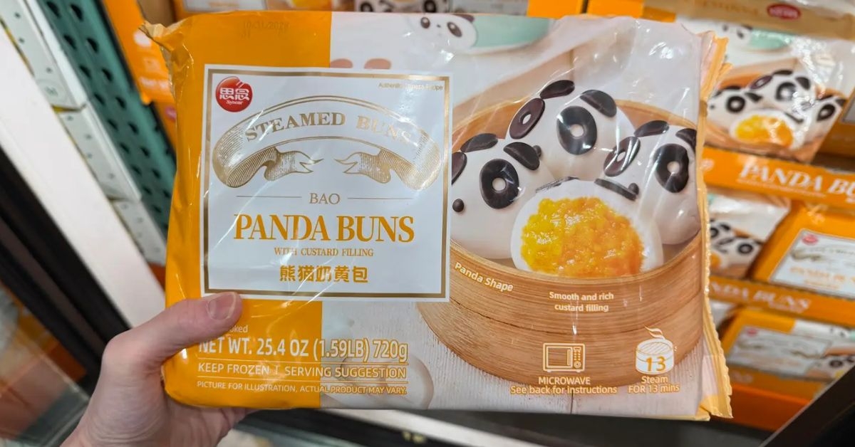 steamed panda buns