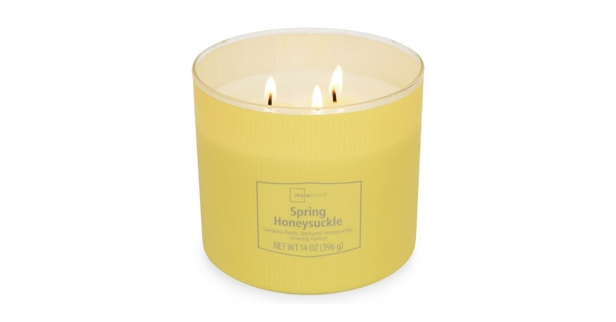 spring honeysuckle candle