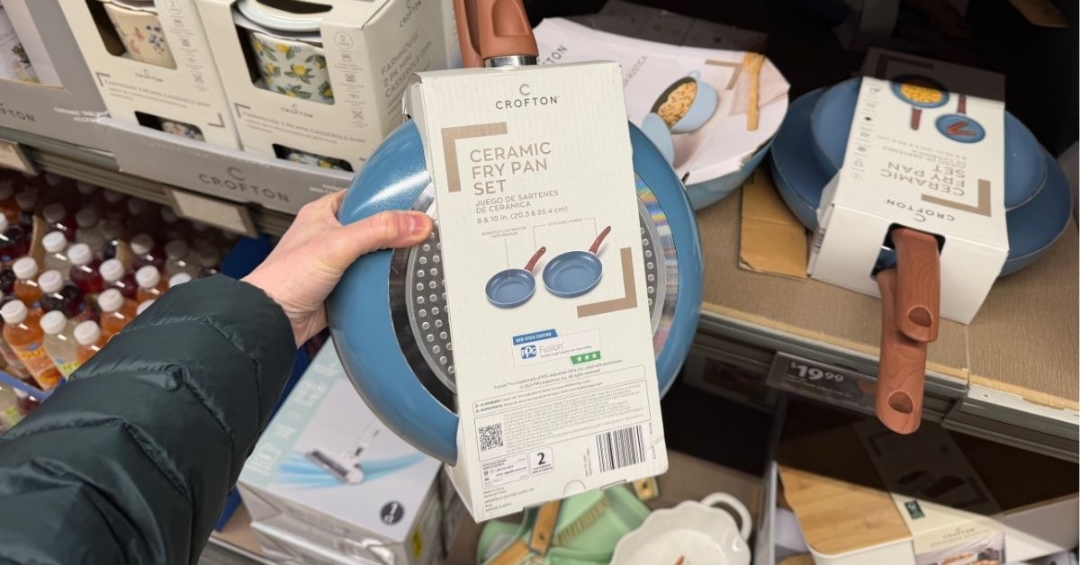ceramic fry pan set