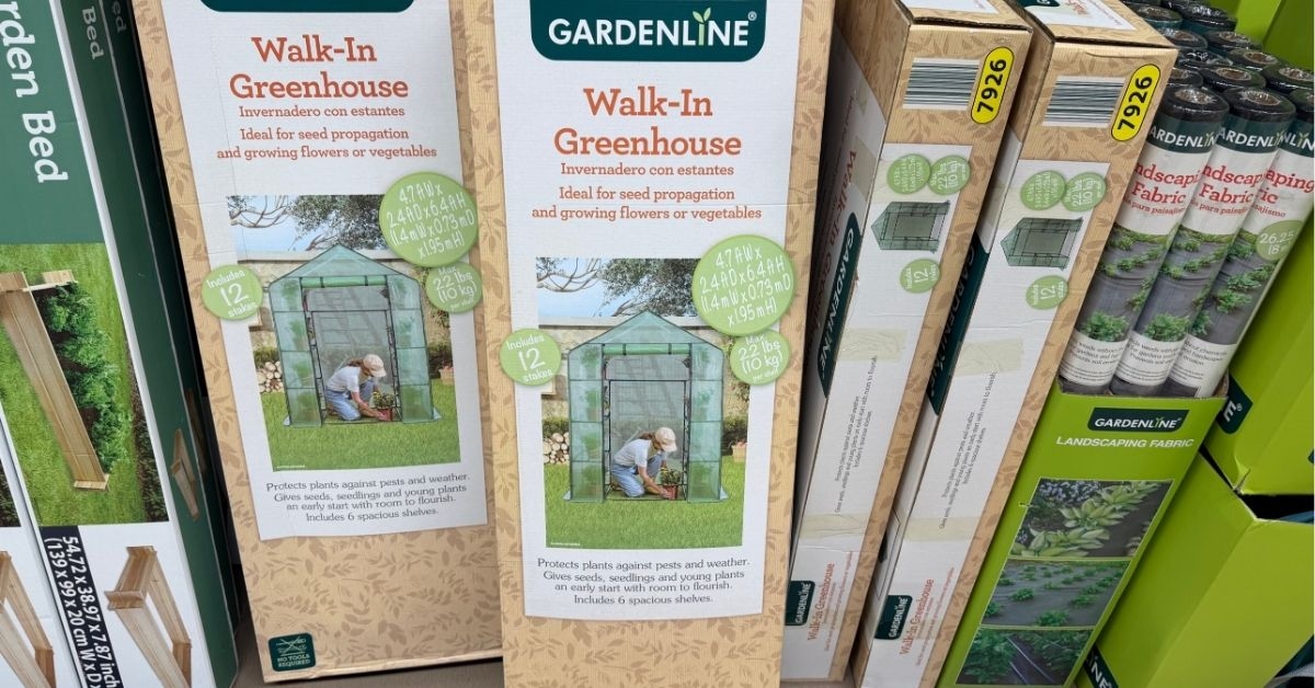 gardenline walk in greenhouse