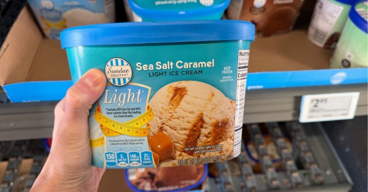 sea salt caramel light ice cream