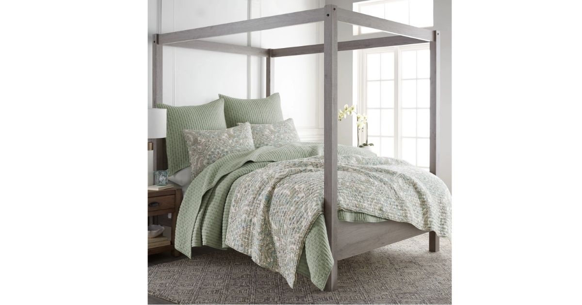 cross stitch quilt set