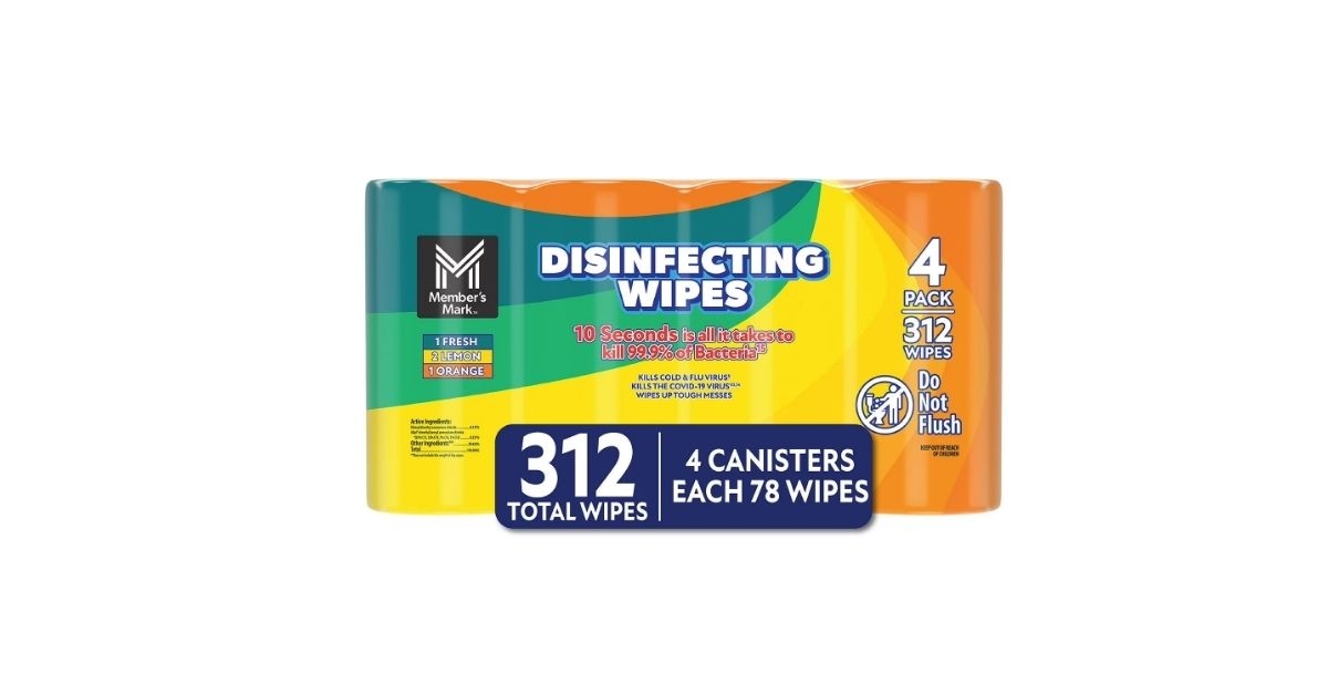 disinfecting wipes