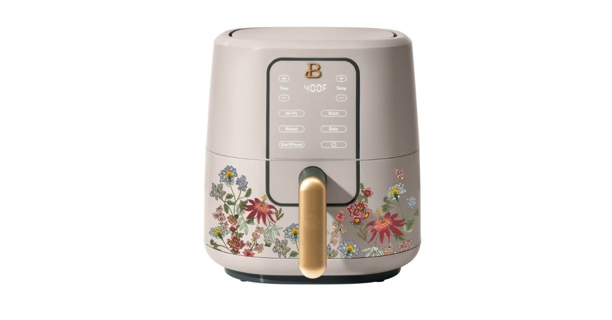 floral printed air fryer