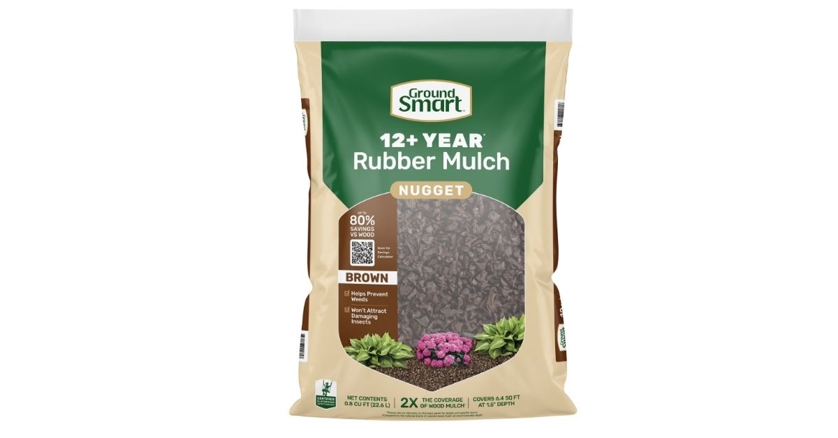 groundsmart rubber mulch