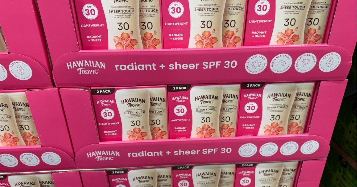 sheer touch sunscreen