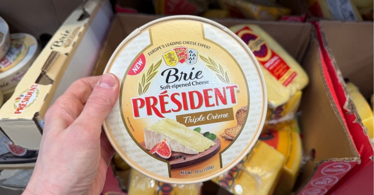 president triple creme brie
