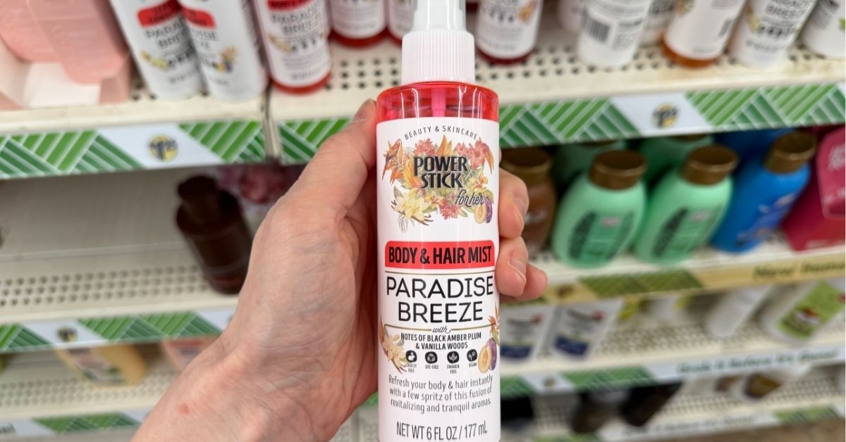 power stick paradise breeze hair and body mist