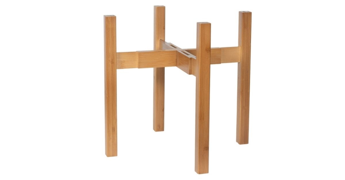 Belavi Expandable Wooden Plant Stand