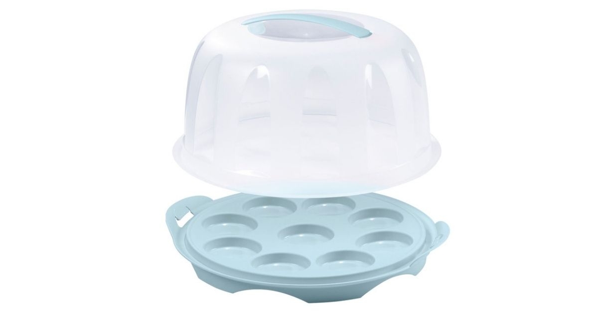 Crofton Round Carrier, Blue