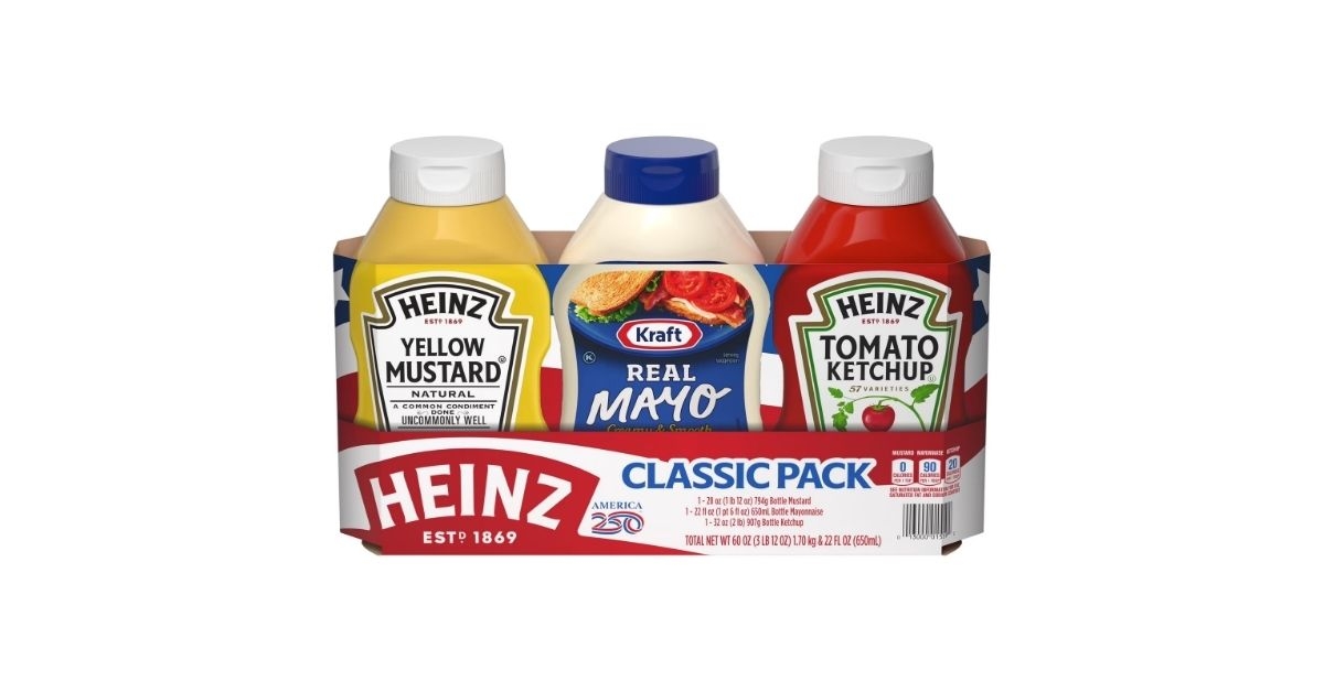 heinz classic pack condiments