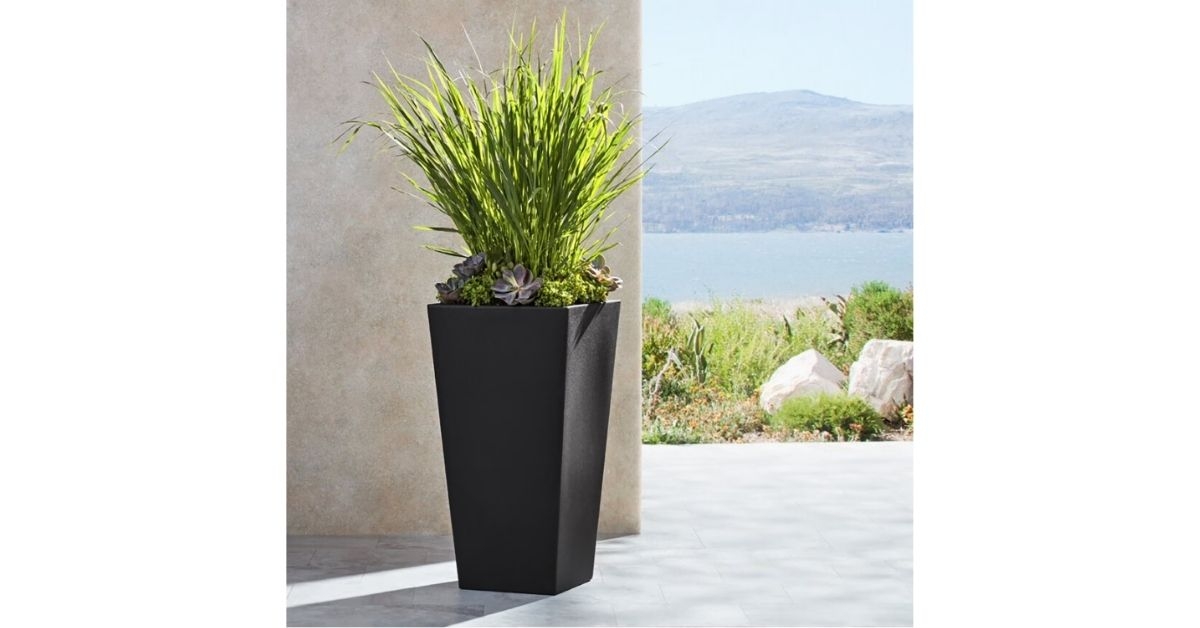 tall square planter