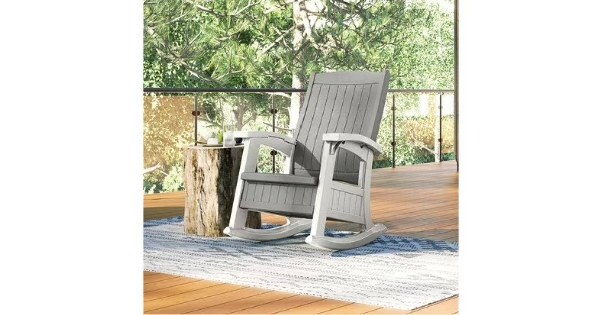 suncast rocking chair