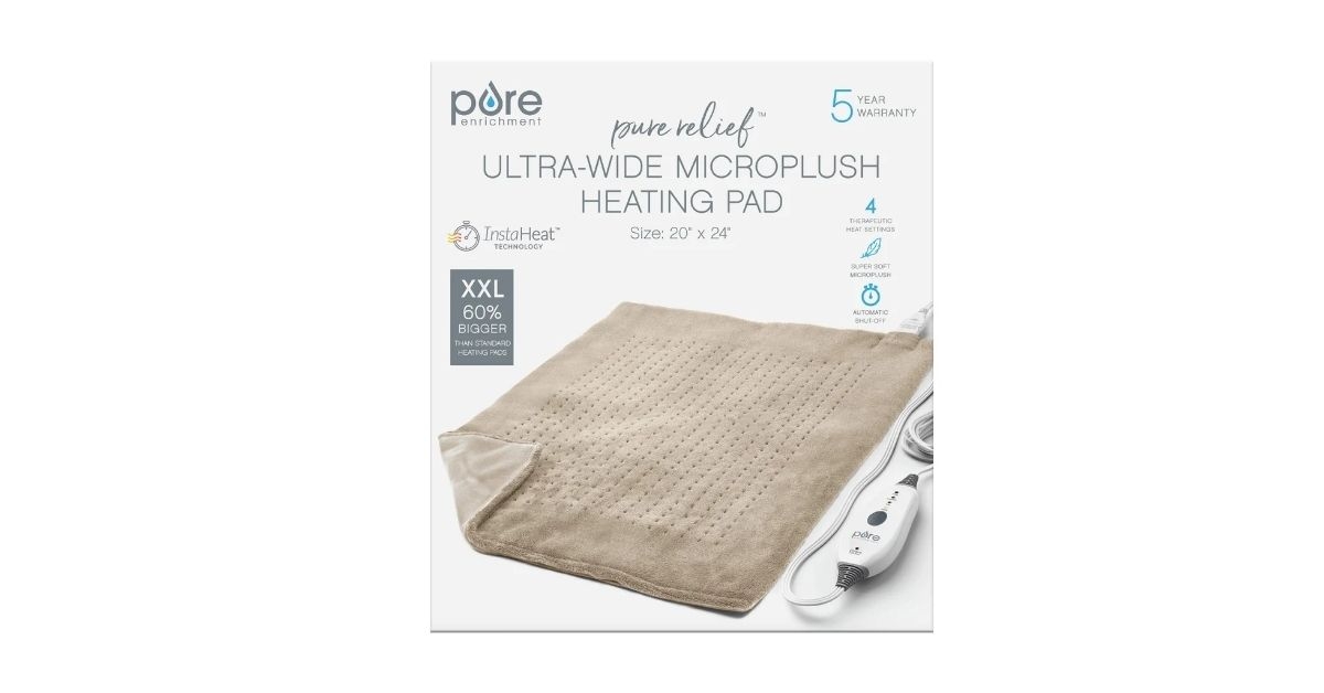 microplush heating pad