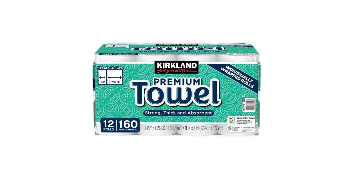 kirkland signature paper towels