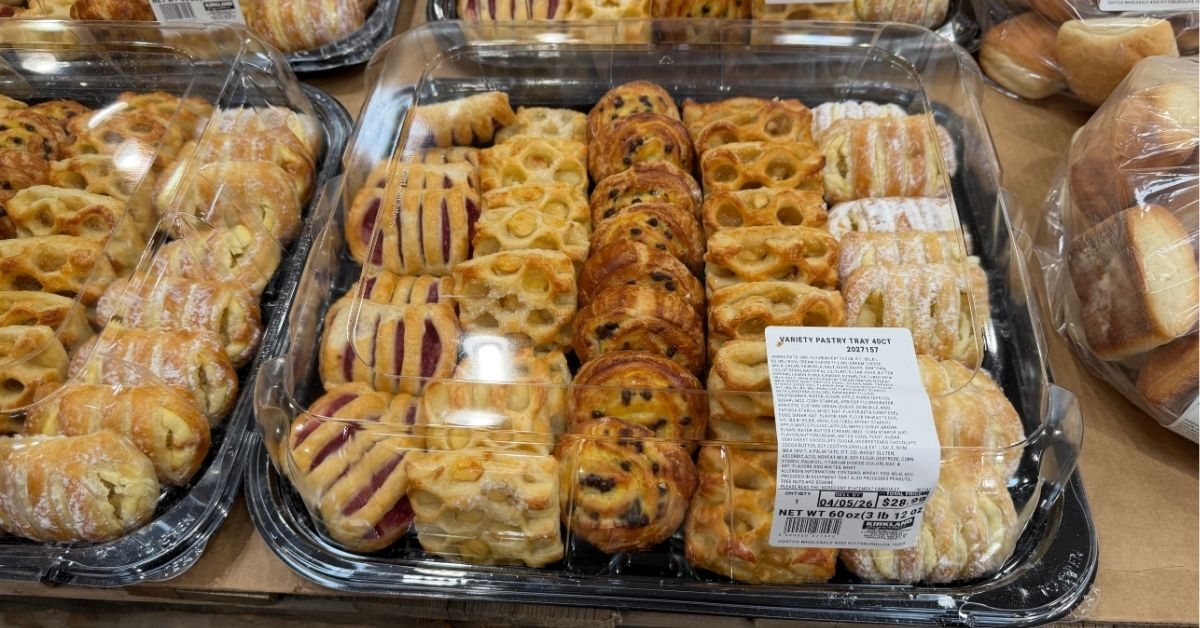 variety pastry tray