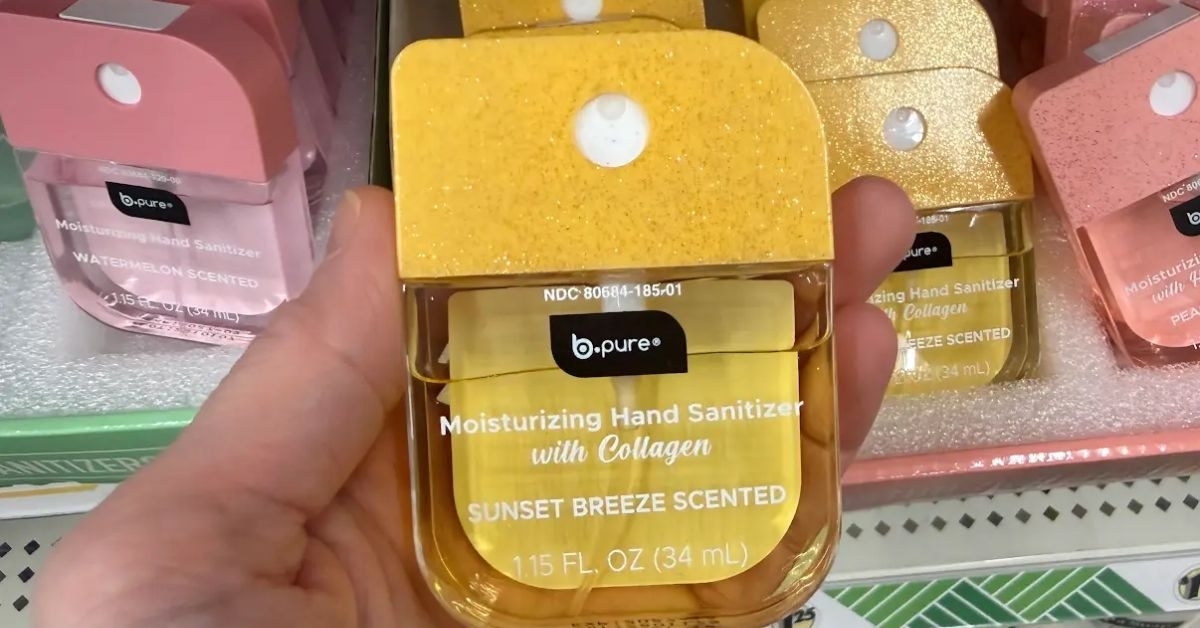 b pure moisturizing hand sanitizer