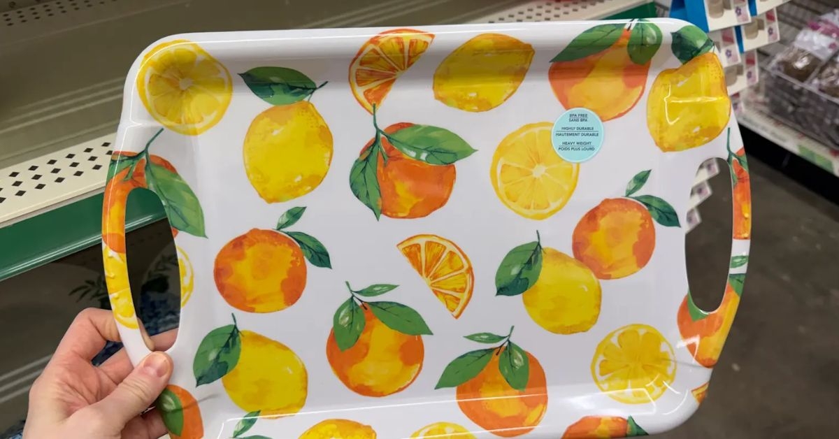 citrus fruit tray