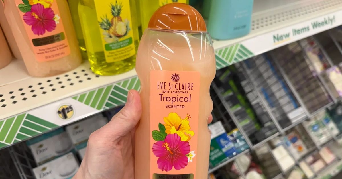 tropical scented body wash
