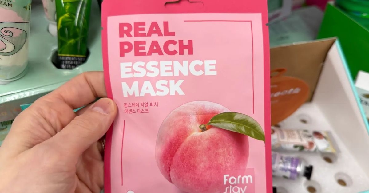 stay real peach essence mask