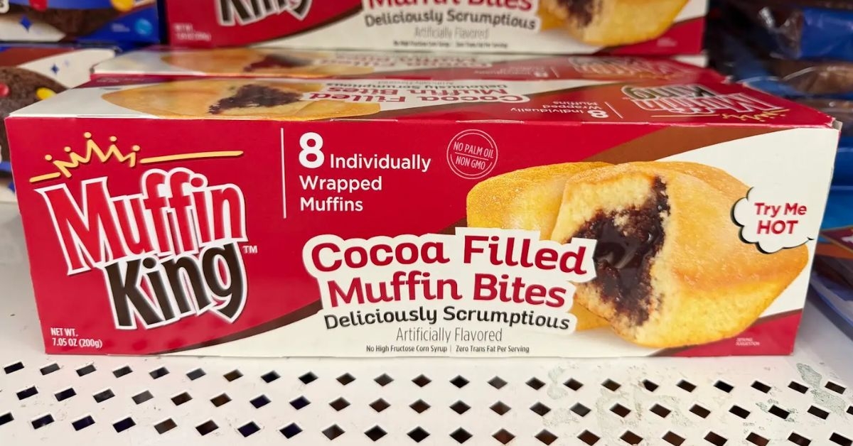 cocoa-filled muffin bites