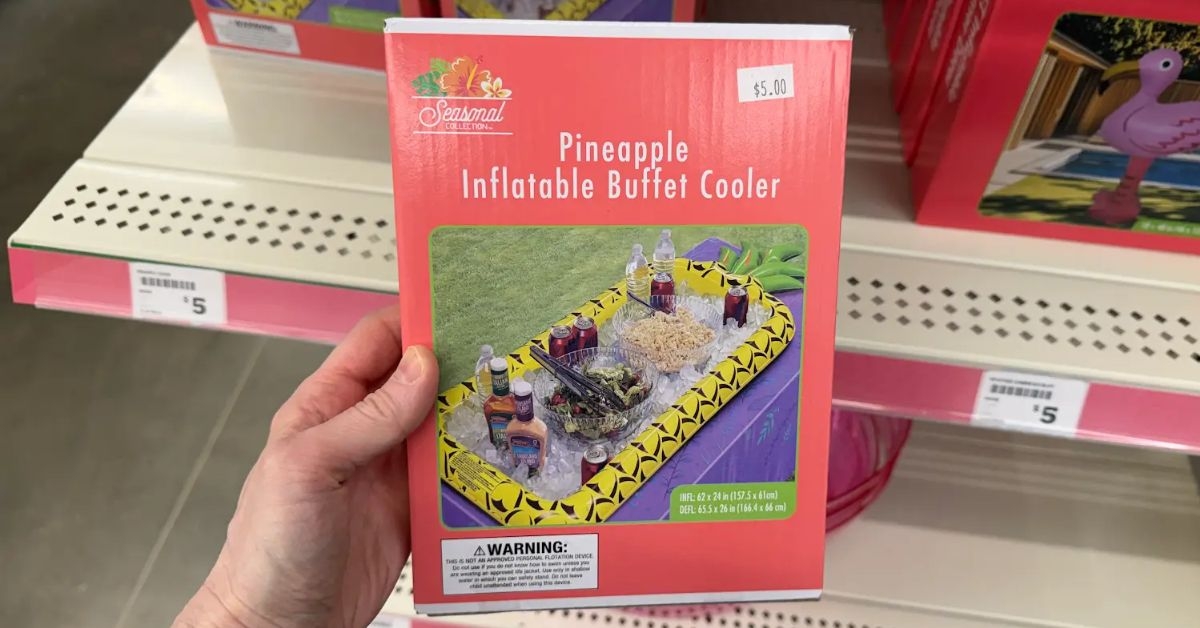 pineapple inflatable buffet cooler