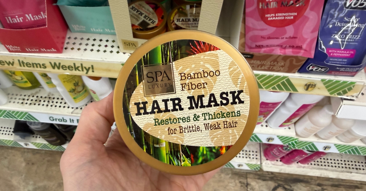 luxury bamboo fiber hair mask