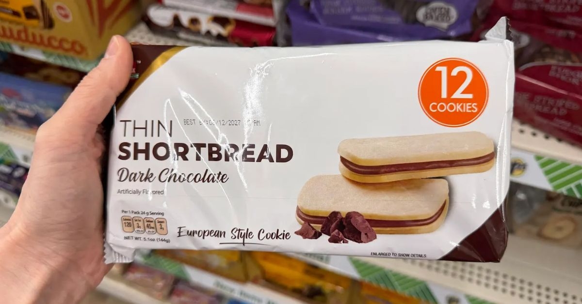 thin shortbread dark chocolate cookies