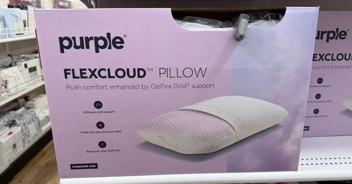 purple flexcloud pillow