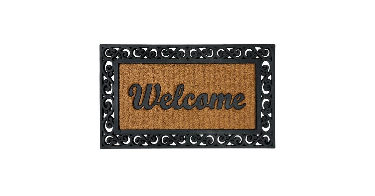 house rubber gate coir mat