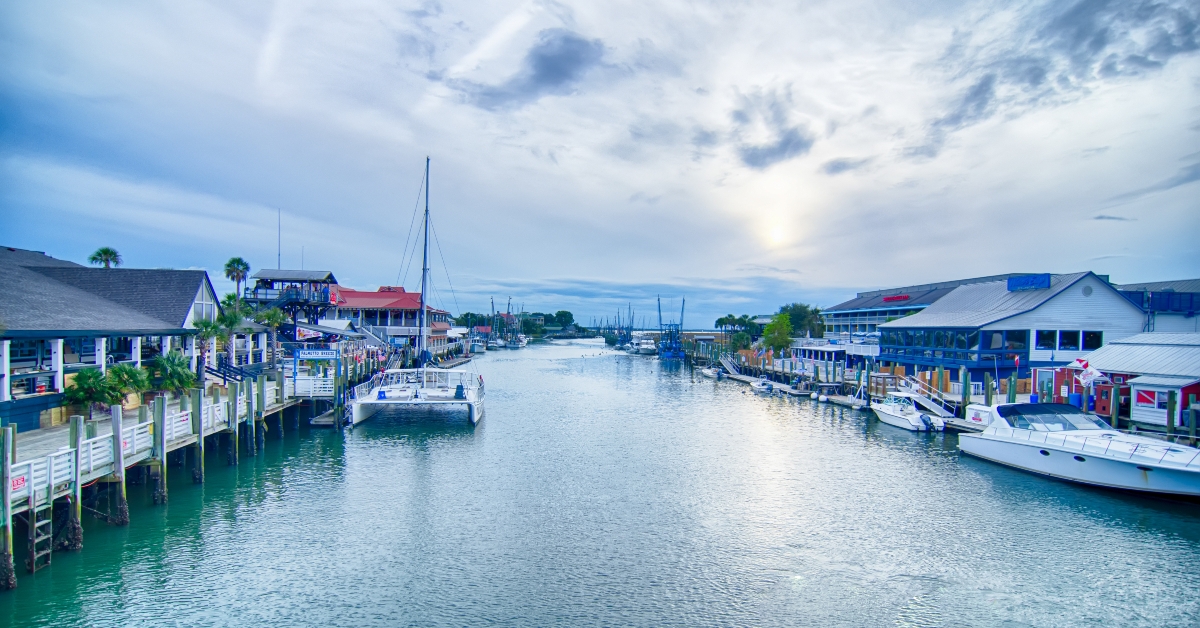 shem creek from coleman blvd charleston
