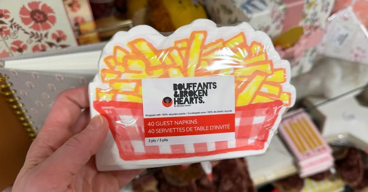 bouffants broken hearts guest napkins