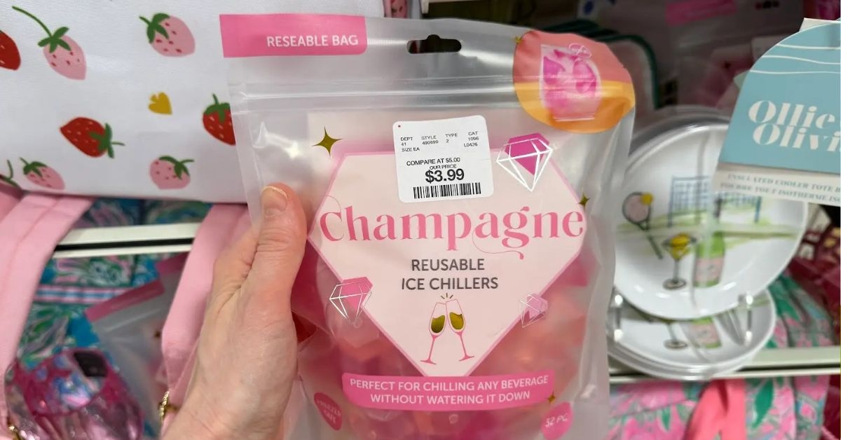 champagne reusable ice chillers