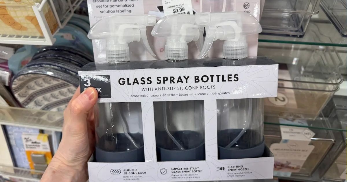 living theory glass spray bottles
