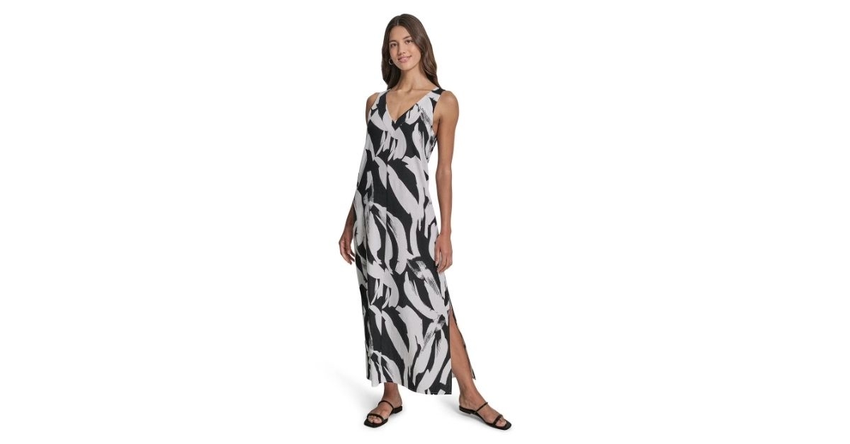 linen maxi dress