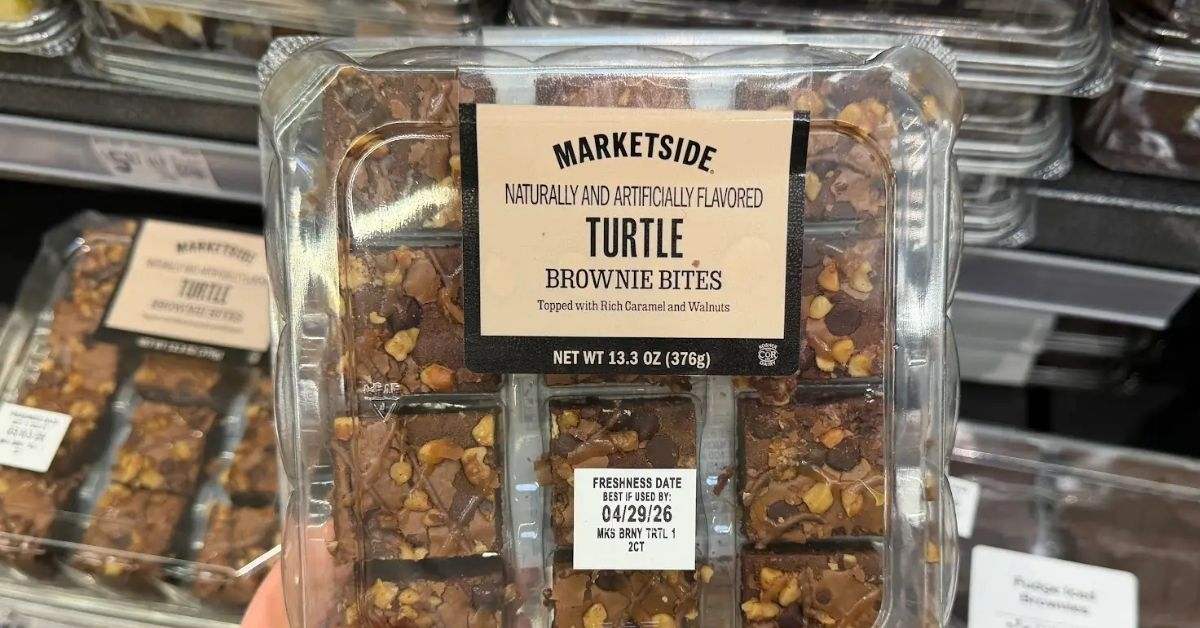 marketside turtle brownie bites