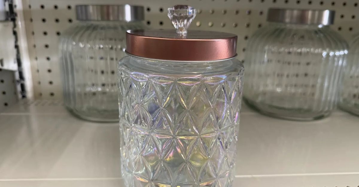dollar tree crystal jar