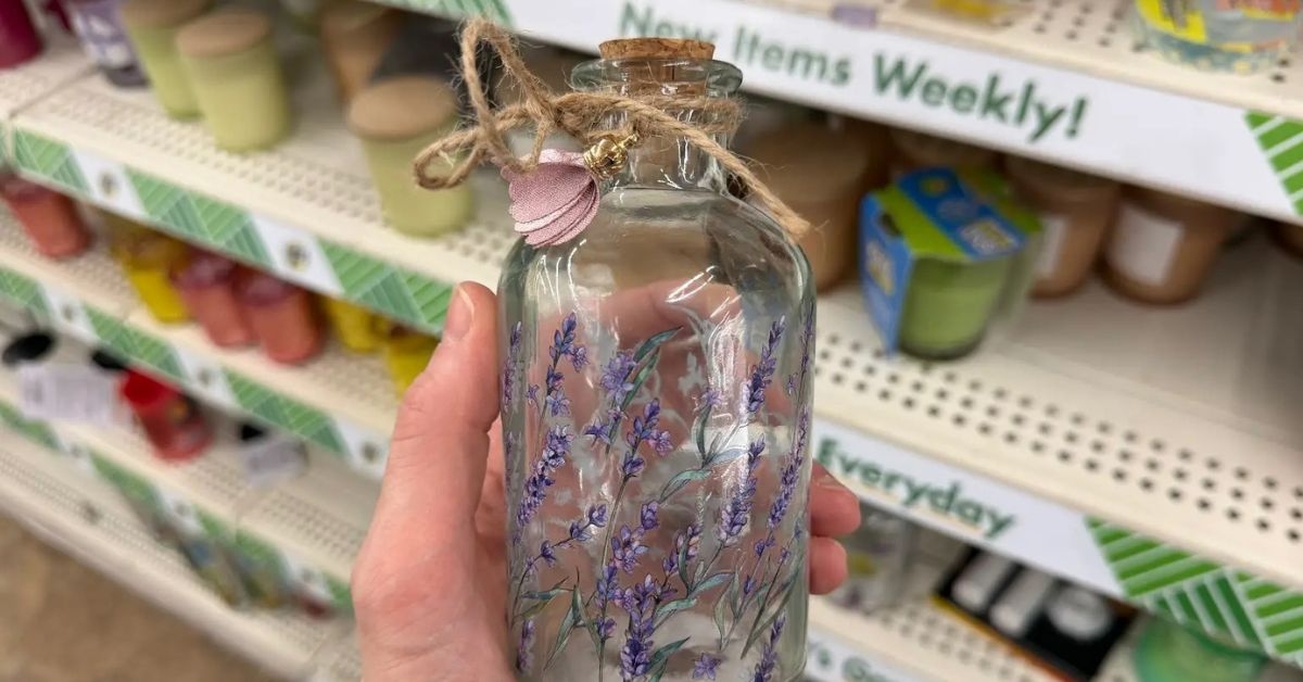 floral bottle