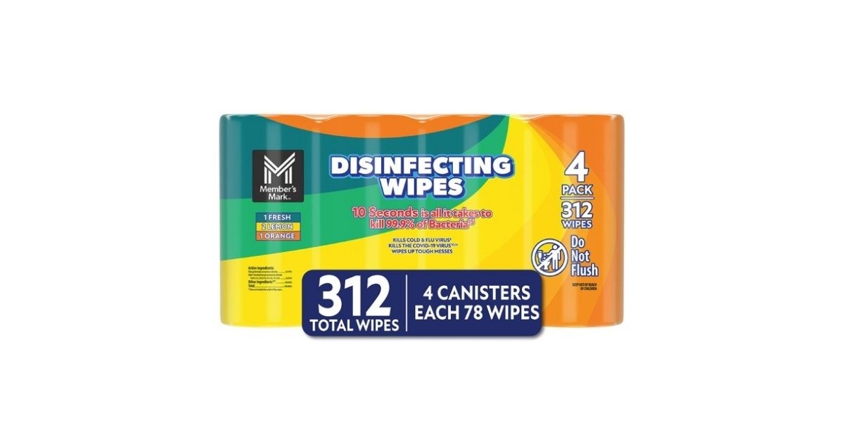 disinfecting wipes